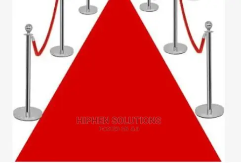 Rope Type Sanchion Queue Barrier Post 6 Poles BY HIPHEN SOLUTIONS