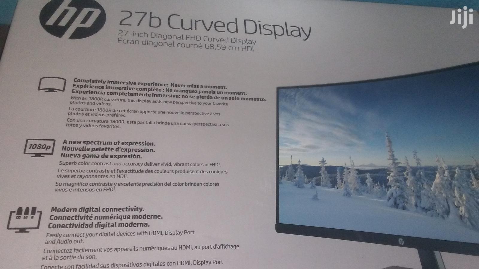 HP 27 Inches Curved Monitor