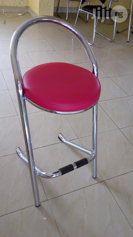 Barstool Chair Red Blue