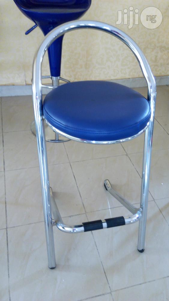 Barstool Chair Red Blue