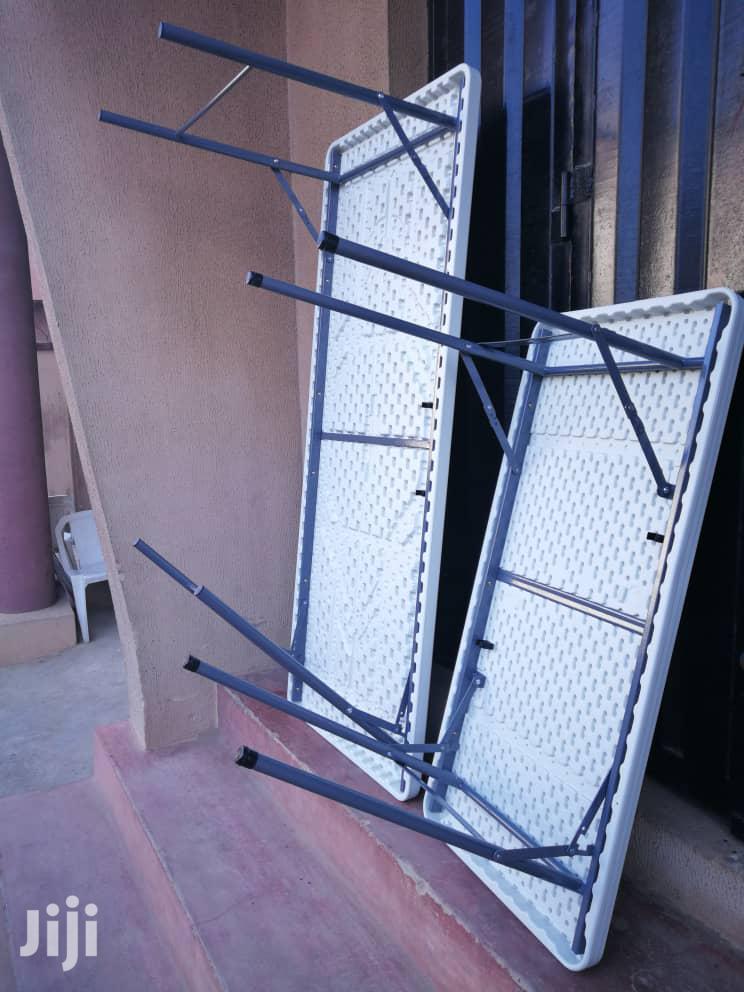 Plastic Foldable Table (6ft Rectangular Size. Imported)