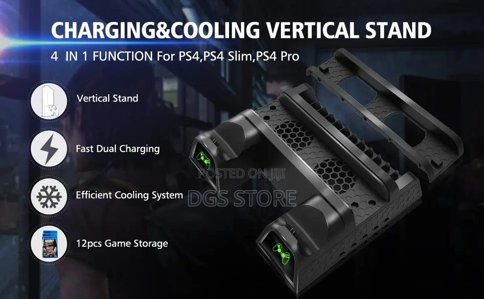 Oivops4/Ps4 Slim/Ps4procooler Multifunctionalverticalcooling