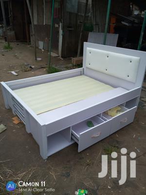 Available Bed Frame 4/5 by 6 With 1 Bedside Drawer