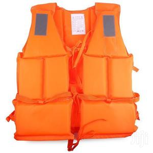 Orange Life Jacket With Reflective