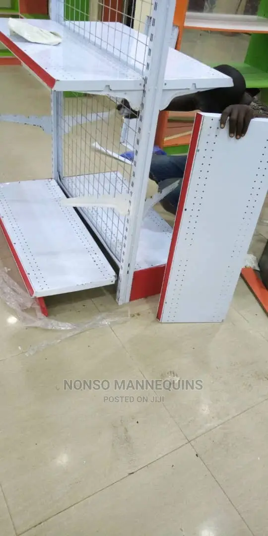 Fairly Used Imported Supermarket Net Display Shelves