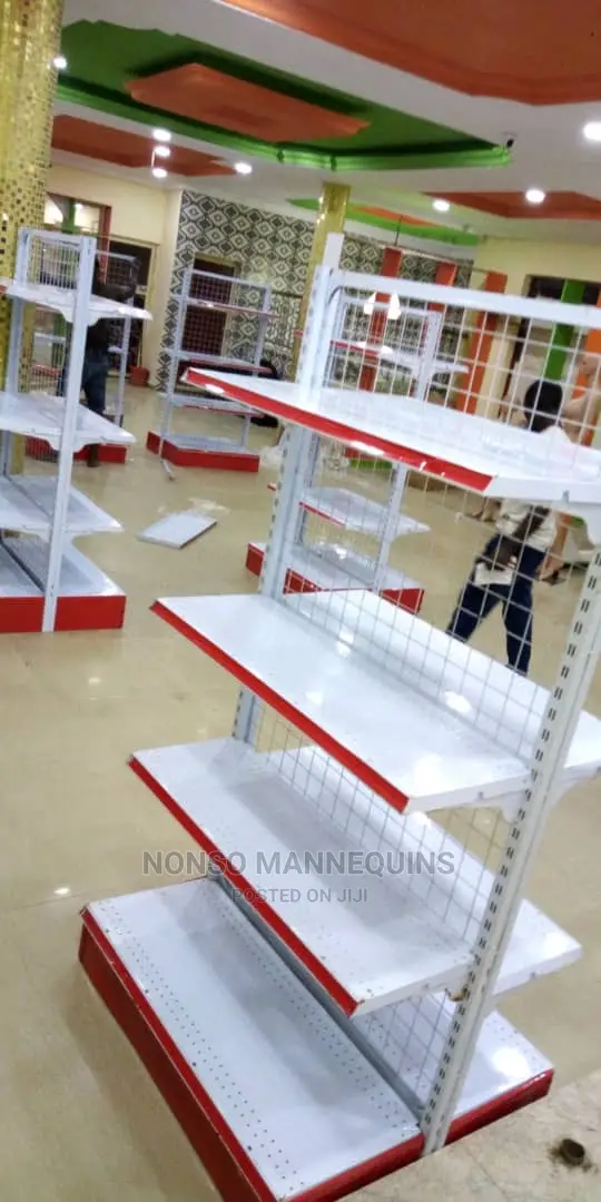 Fairly Used Imported Supermarket Net Display Shelves