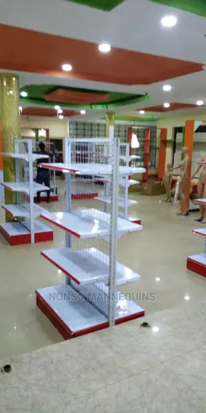 Fairly Used Imported Supermarket Net Display Shelves