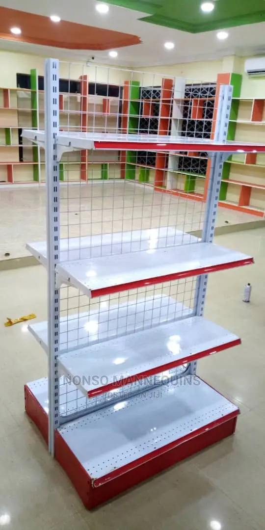 Fairly Used Imported Supermarket Net Display Shelves