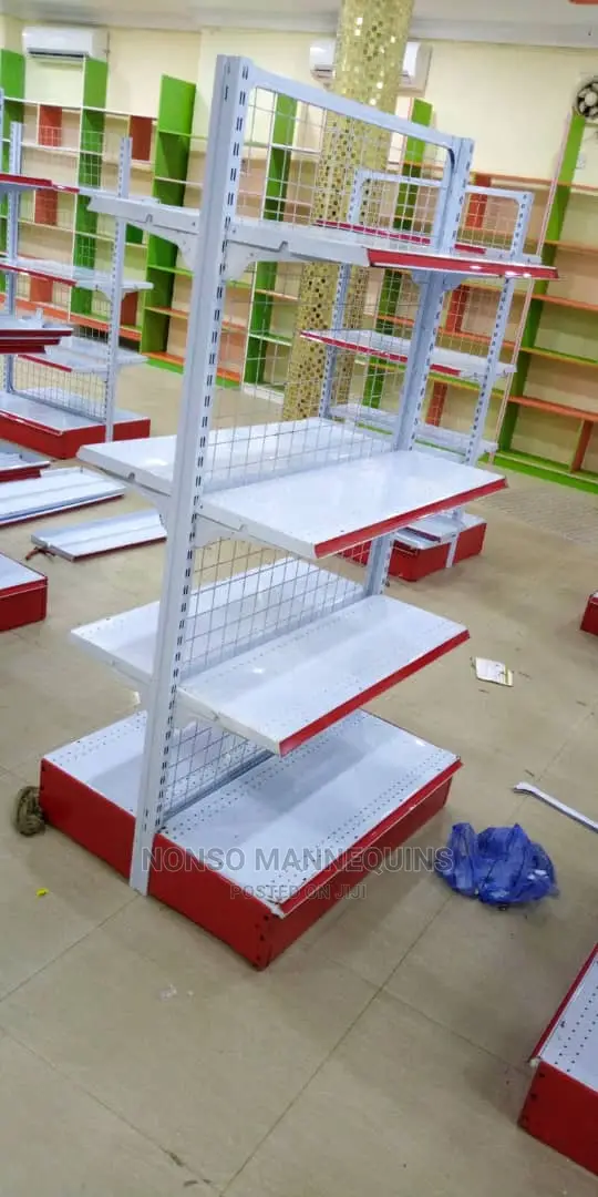 Fairly Used Imported Supermarket Net Display Shelves