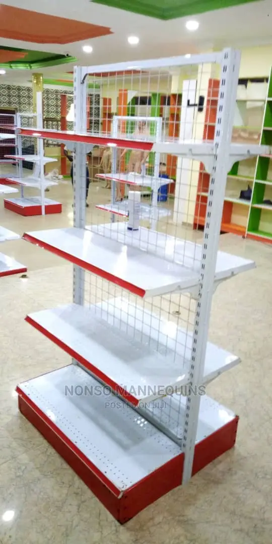 Fairly Used Imported Supermarket Net Display Shelves