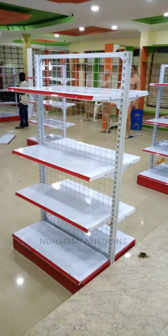 Fairly Used Imported Supermarket Net Display Shelves