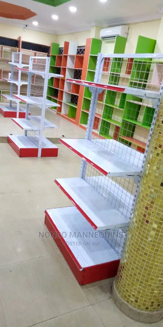 Fairly Used Imported Supermarket Net Display Shelves