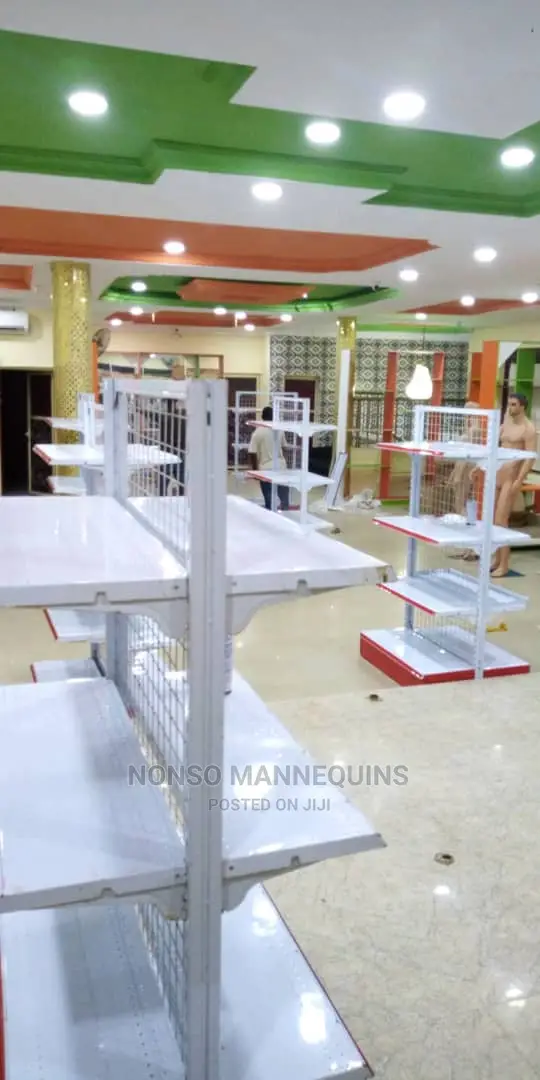 Fairly Used Imported Supermarket Net Display Shelves