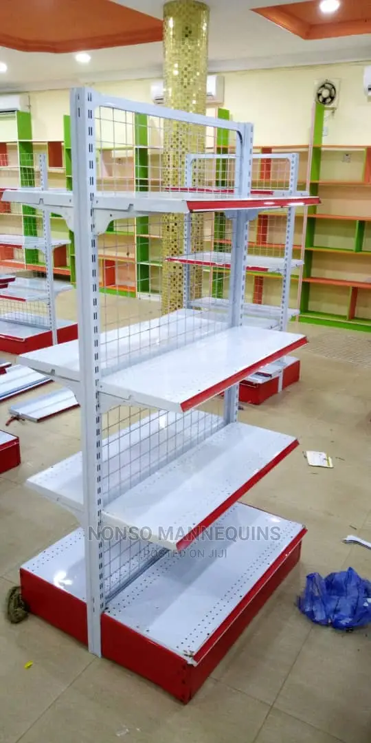 Fairly Used Imported Supermarket Net Display Shelves