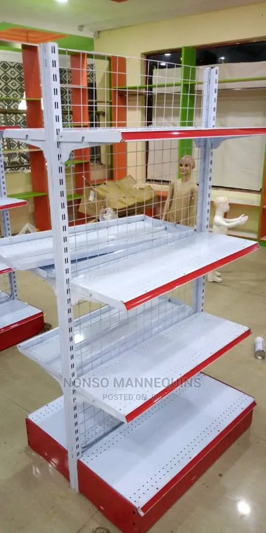 Fairly Used Imported Supermarket Net Display Shelves