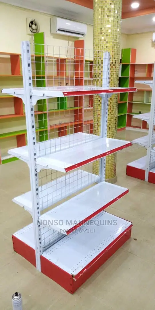 Fairly Used Imported Supermarket Net Display Shelves