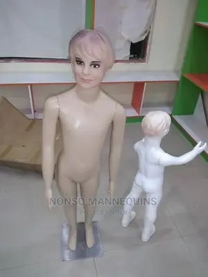 Boy and Girl Plastic Display Mannequin for Kiddies Shop