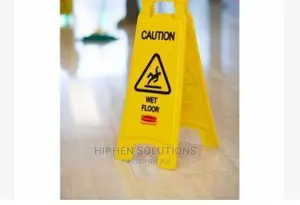 Yellow Caution Safety Wet Floor Sign BY HIPHEN