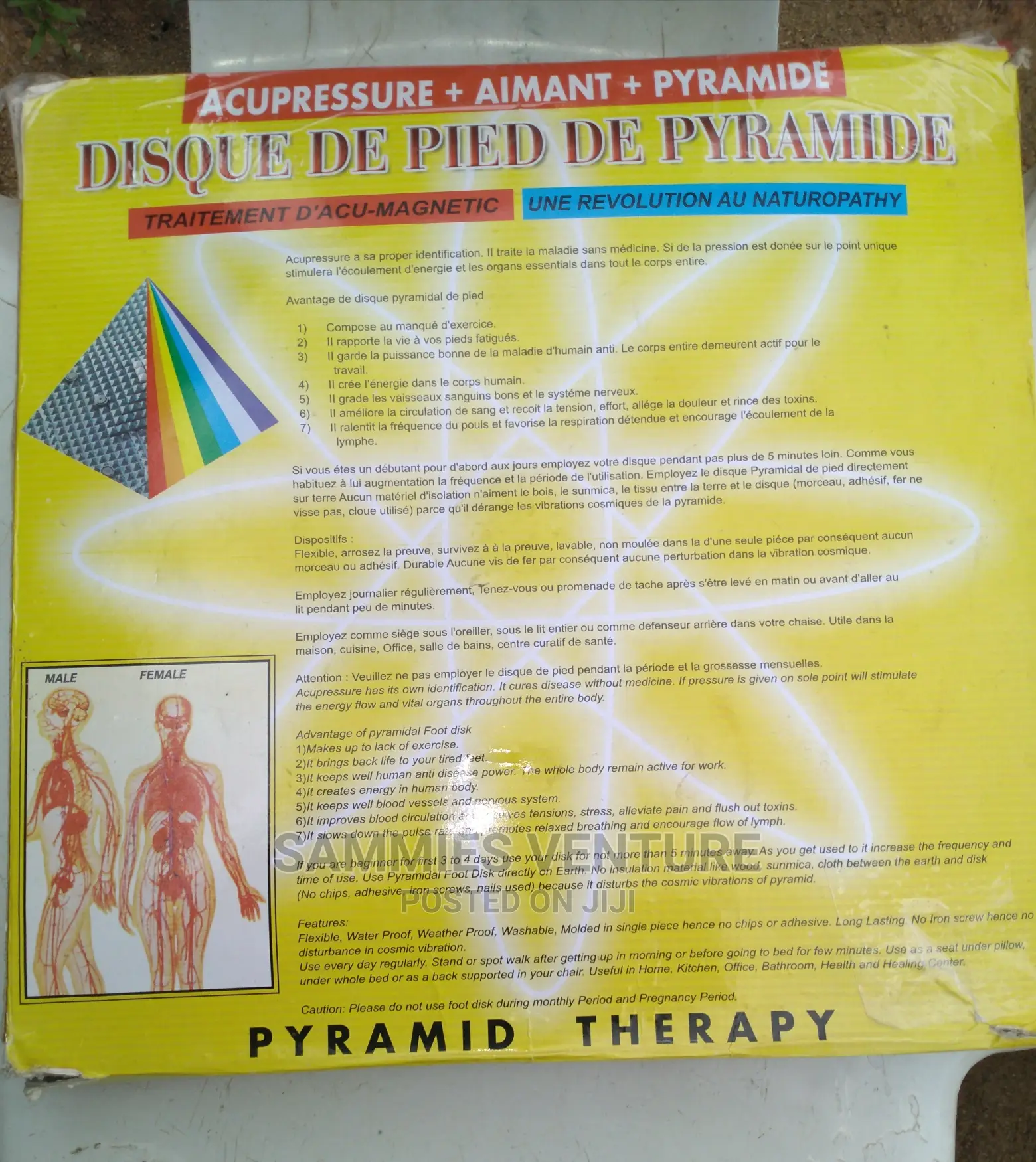Pyramid Energy Mat (Pyramid Foot Disk)