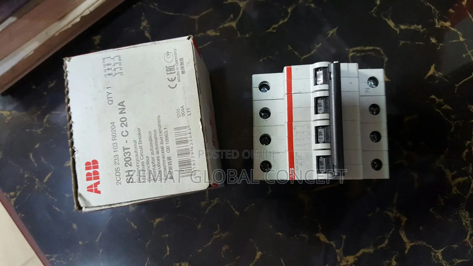 Original ABB MCB 20A 4pole