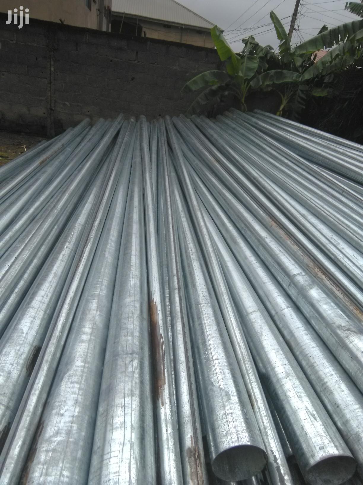 8 Meter Galvanized Solar Street Light Poles (NDDC) Specification