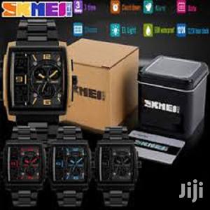 Skmei Dual Display Wrist Watch Rectangle Shape.