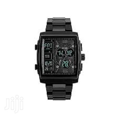 Skmei Dual Display Wrist Watch Rectangle Shape.