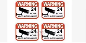 Surveillance Stickers Sign BY HIPHEN SOLUTIONS