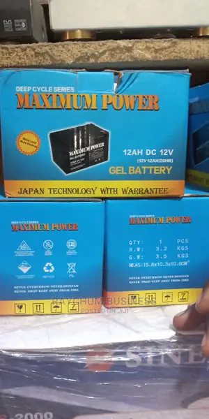 Inverter Battery in Stock of Verious Sizeb12v 12ah