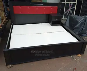 Photo - King's Size Bedframes With Bed Side Drawer - 6by6 Bed