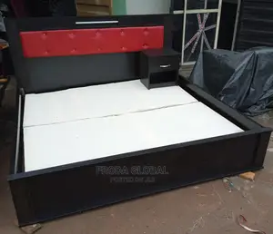 Photo - King's Size Bedframes With Bed Side Drawer - 6by6 Feet Bed