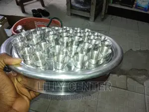 Communion Tray With Cover and Plastic Cups