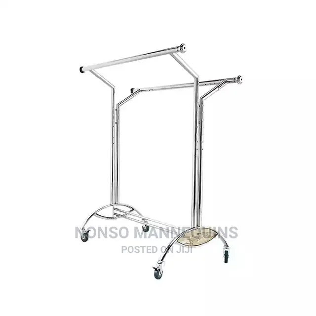 Double Sided Garment Clothes Collapsable Racks Display