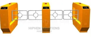 Yellow Swing Barrier Gate With IR Sensor