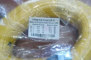 Fiber Lc-Sc Sm Sm 100m Patch Cord Duplex