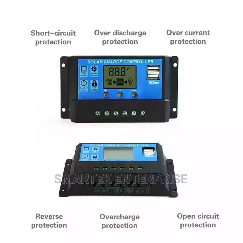 30A Solar Charge Controller 12/24v Auto With LCD Display