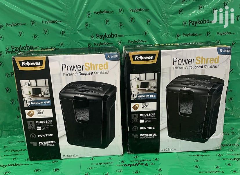 Fellowes Powershred M-8c Cross Cut Shredder 8 Sheets