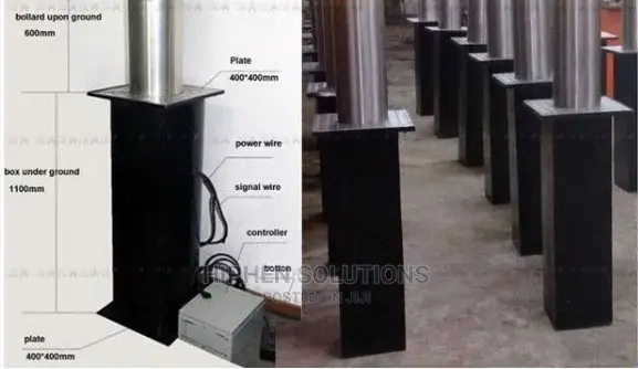 Oil Hydraulic Bollards For Security BY HIPHEN SOLUTIONS