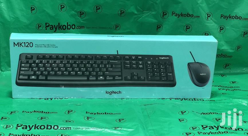 Logitech Mk120 Wired Usb Keyboard And Mouse Combo