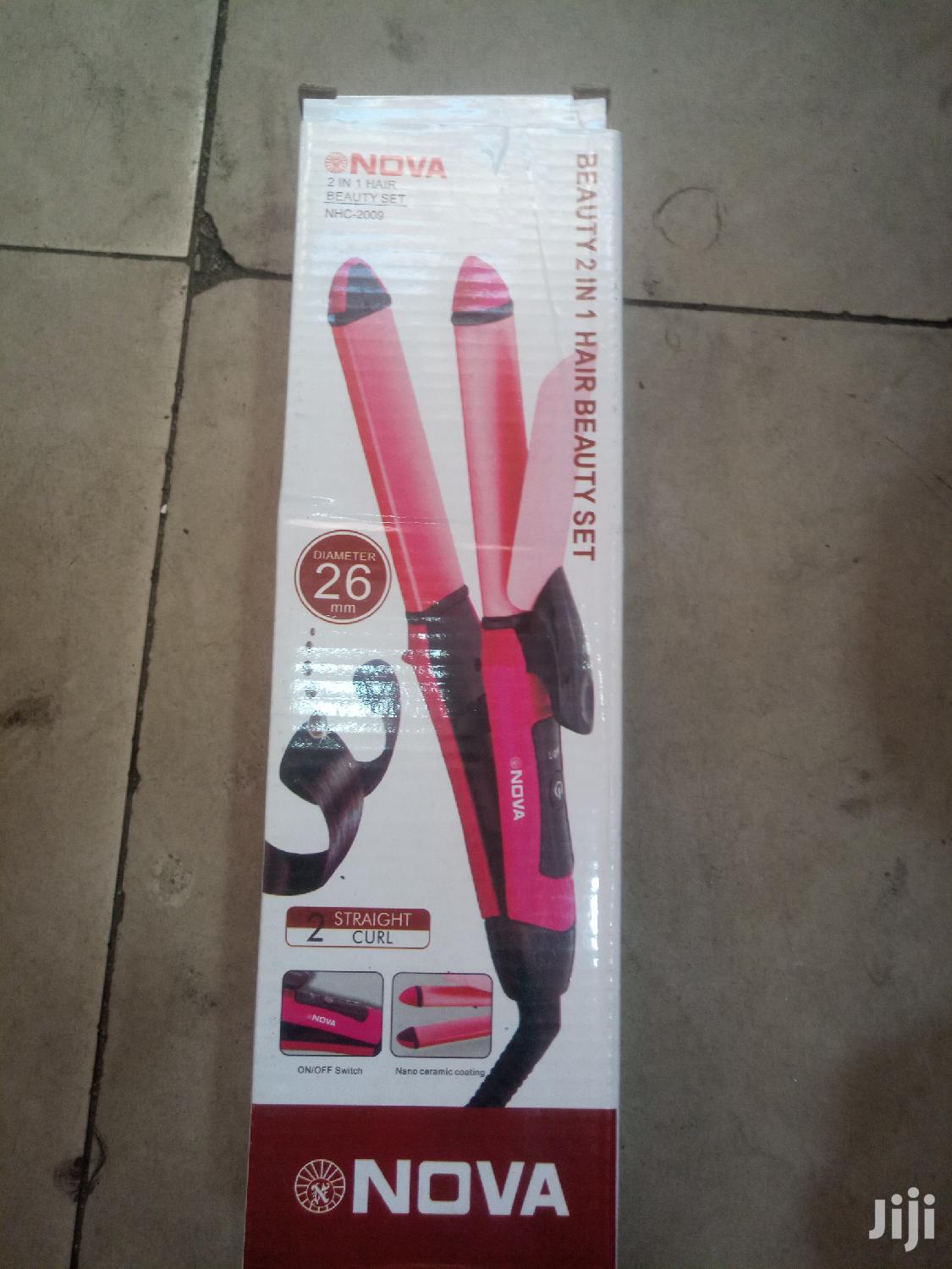 Nova Strightner 2in 1 Hair Beauty Set (Strickly Quanity )