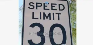 Aluminium Speed Sign By Hiphen Solutions LTD