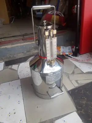 Stainless Steel Fuel Measuring Can Apparatus