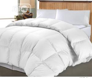 100% White Cotton Duvet, Bedsheet and 4 Pillow Cases