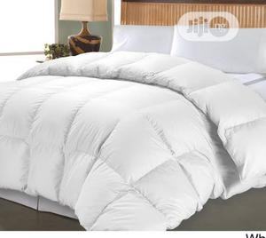 100% White Cotton Duvet, Bedsheet and 4 Pillow Cases