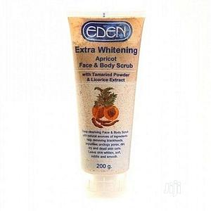 Photo - Eden Extra Whitening Apricot Face Body Scrub (Tube)N - 200g