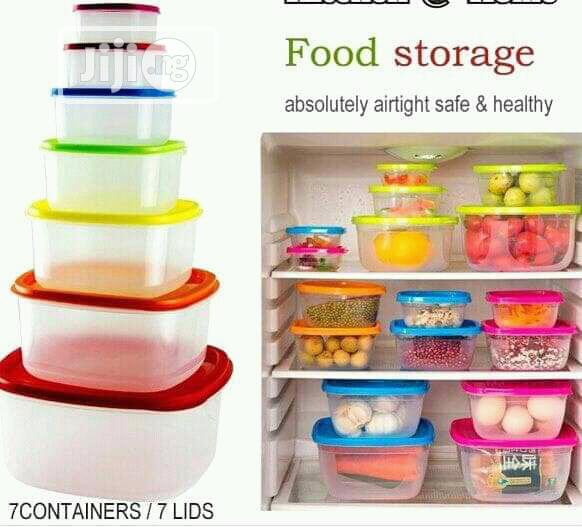 7 Set Refrigerator Lid Bowls