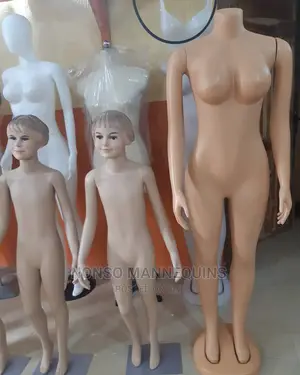 Female Brown Colour Mannequin Without Head but Has Hands