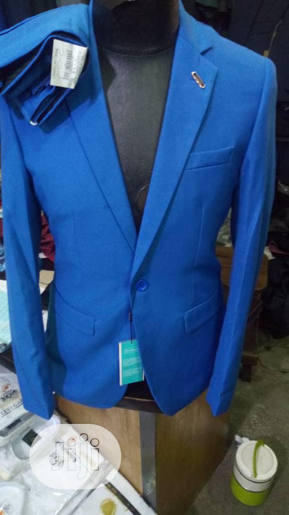 Top Quality Royal Blue Wedding/Office Suit