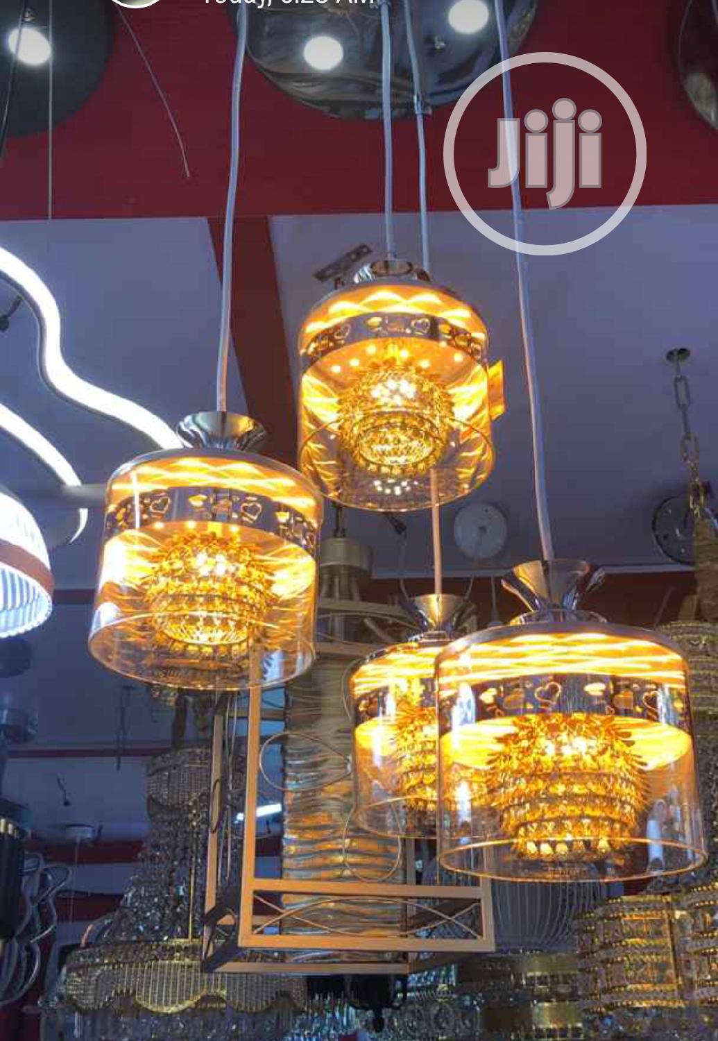3 in One Gold Led Pendant Light