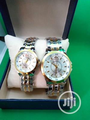 Satisfy Couples 2-Tone Chain Wrist-Watch - Gold and Silver